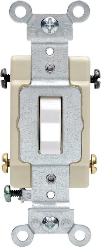 Switch 4/W 15A White