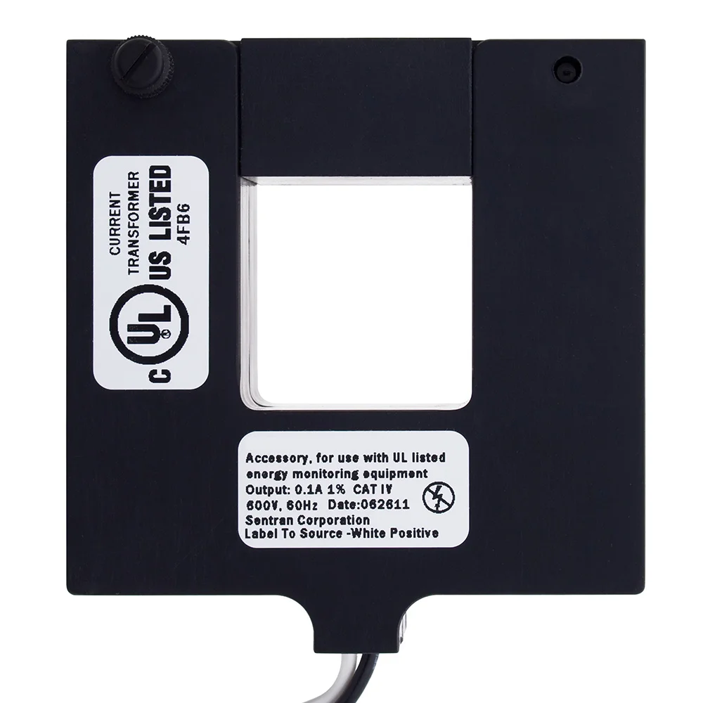 Solid Core Sub-Metering Current Transformer, 3000:0.1 Current Ratio, 3000 A Primary, 0.1 A Secondary