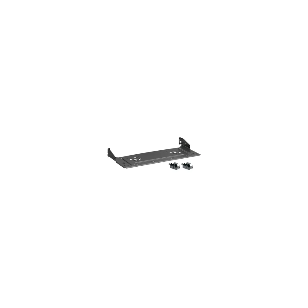 Snap-In Rear Cable Manager, For Use With e2XHD Patching System and Angled Panel, Steel, Black
