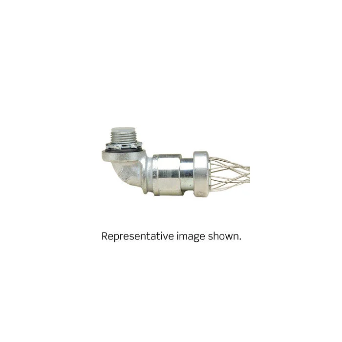 Male Strain Relief Grip, 1-1/2 in Trade, Aluminium/Stainless Steel, Zinc Plated