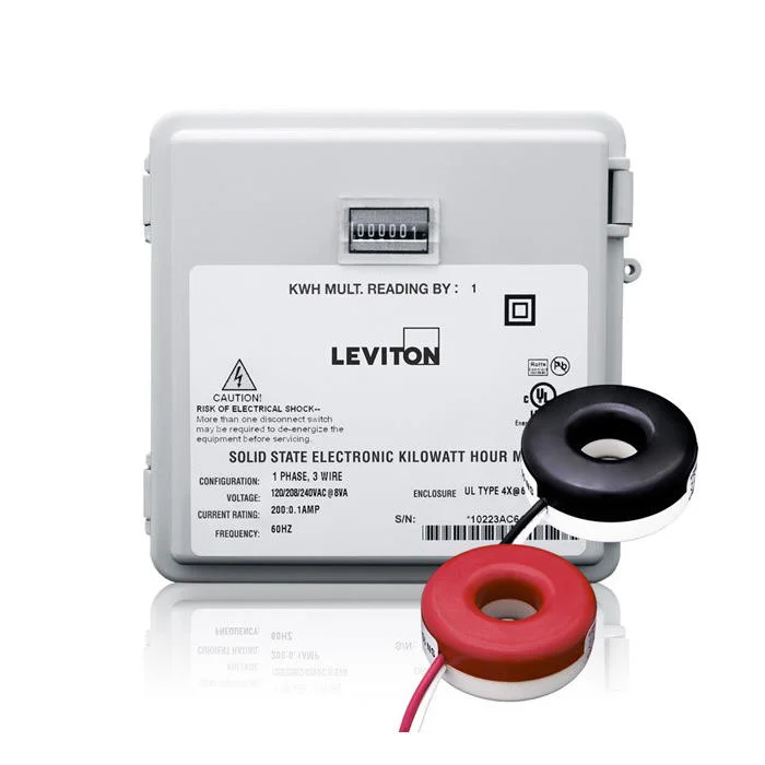 Mini Meter, 120/208 VAC/120/240 VAC, 200 A, NEMA 4X Enclosure