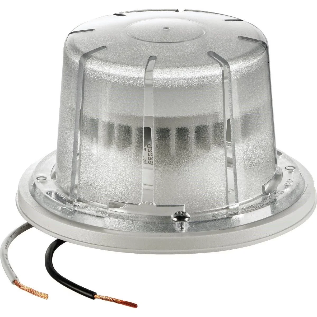 White Thermoplastic Keyless LED Lampholder