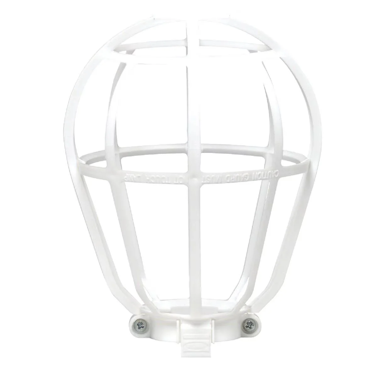 White Plastic Bulb Guard