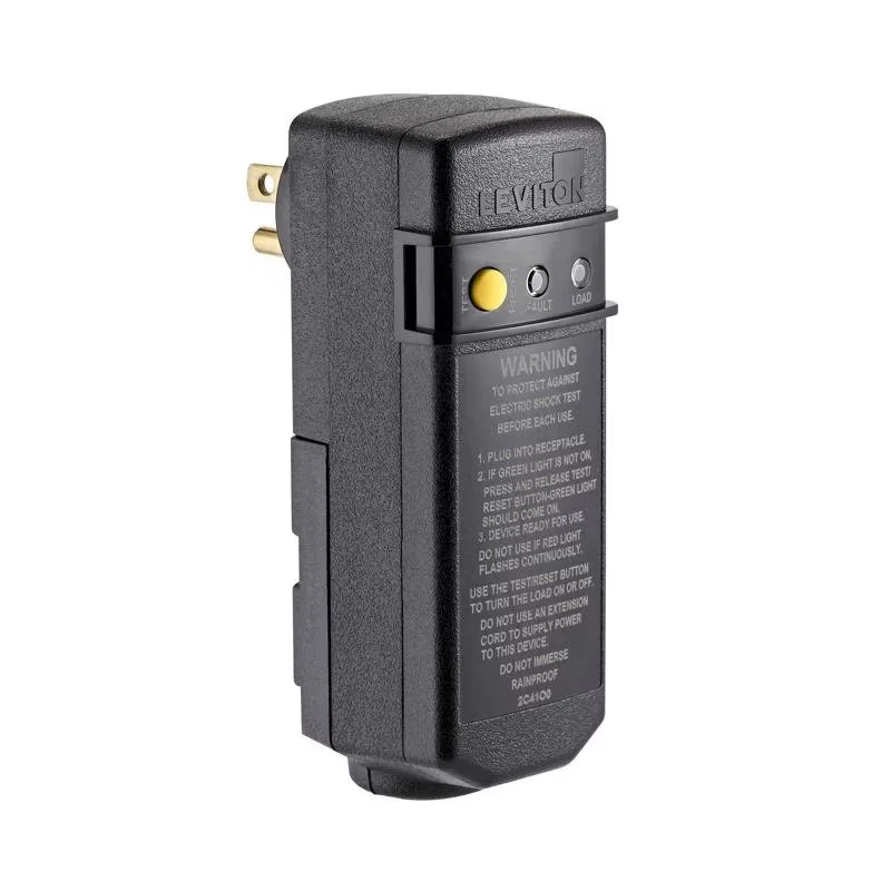 Commercial Thermoplastic GFCI Plug 5-15R 3 Wire