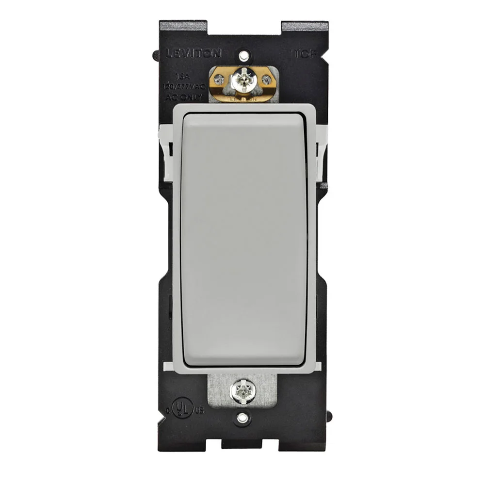 Switch, 15 A, 3W, Gray
