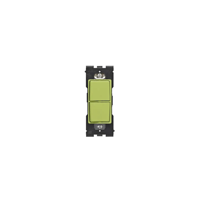 Combination Switch, 15 A, 120/277 VAC, 1 Pole, Granny Smith Apple