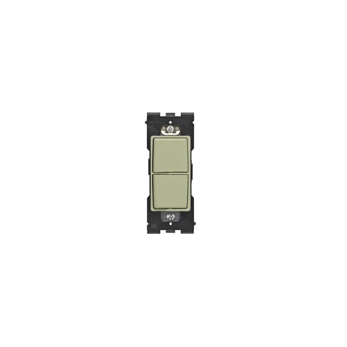 Combination Switch, 15 A, 120/277 VAC, 1 Pole, Prairie Sage