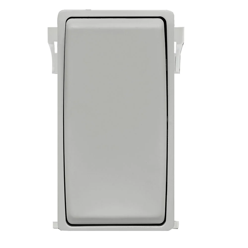 Snap-On Color Change Kit, For Use With 1-Pole RE151, 3-Way RE153 and 4-Way RE154 Switches, Wall Mount, Pebble Gray
