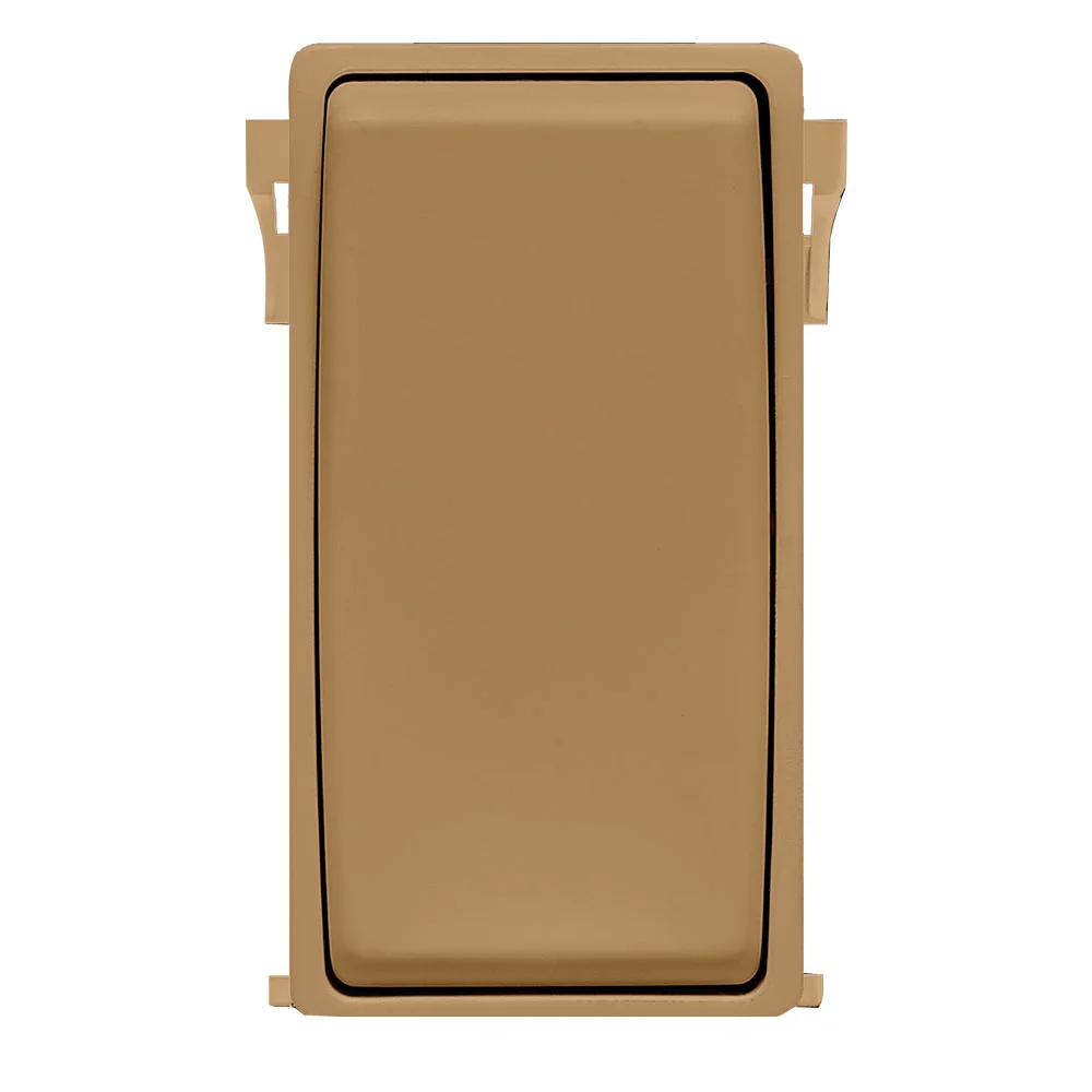 Snap-On Color Change Kit, For Use With RE151/RE153/RE154 1-Pole 3-Way and 4-Way Switch, Wallplate Mount, Warm Caramel