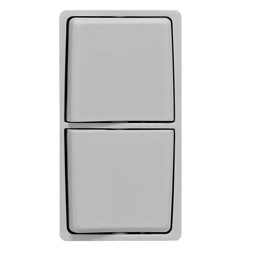Snap-On Color Change Kit, For Use With RE634 Combination Switch, Wallplate Mount, Pebble Gray