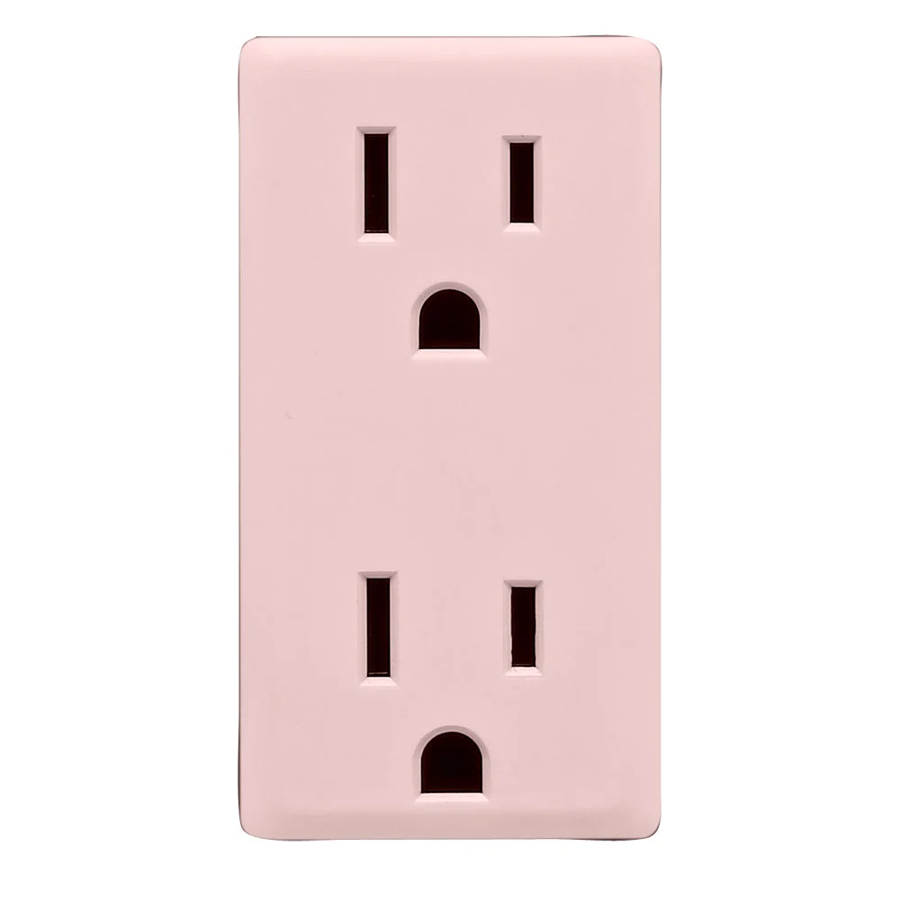 Snap-On Color Change Kit, For Use With 15 A Tamper Resistant Outlet RER15, Fresh Pink Lemonade