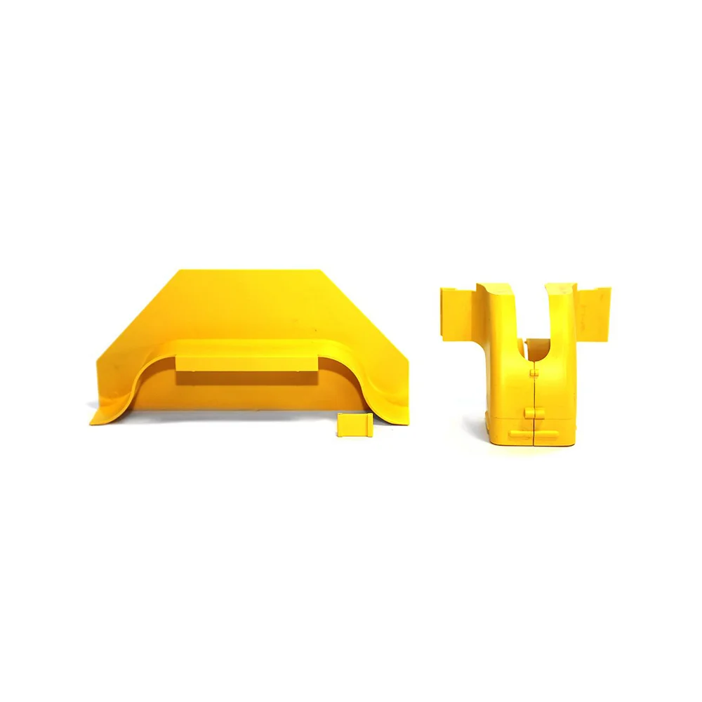 Side Drop Off Kit, 2 in, Noryl Plastic, Yellow