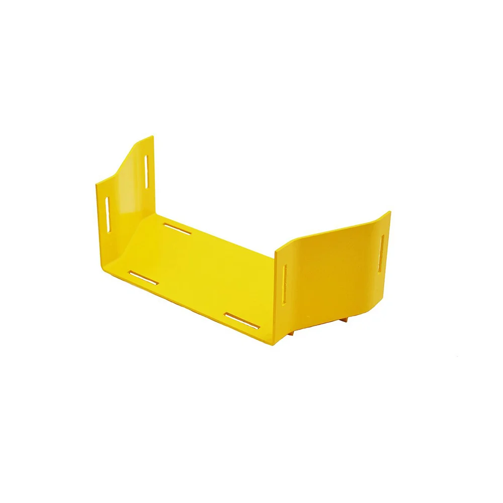 Fiber Raceway Reducer, For Use With 4 x 12 in Raceway System, Noryl Plastic, Yellow