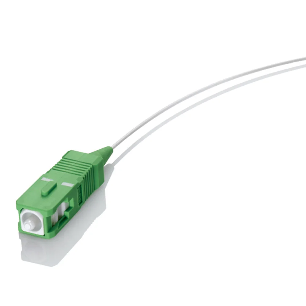 Economy Simplex Single Mode Simplex Fiber Optic Patch Cord, 1 Fiber, 3 m L, Blue