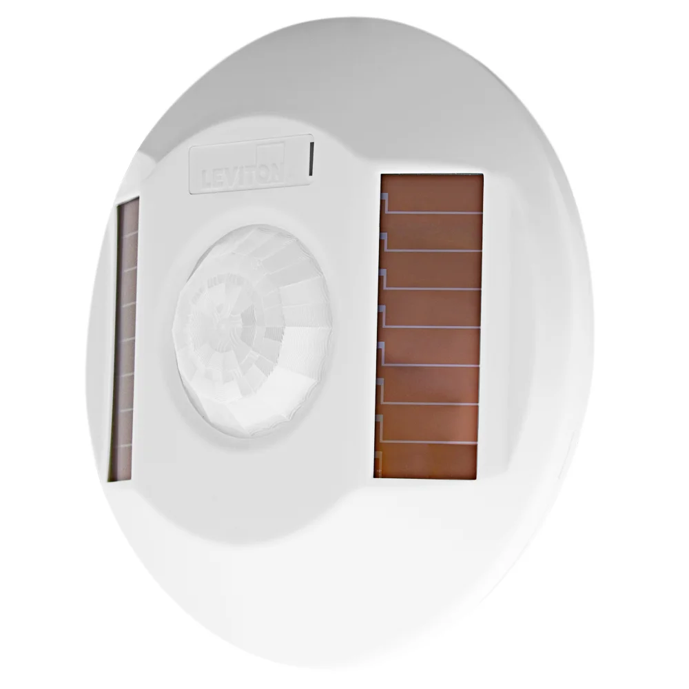 Self-Powered Wireless Occupancy Sensor, PIR Occupancy Sensor, 1500 sq-ft Coverage, 360 Deg