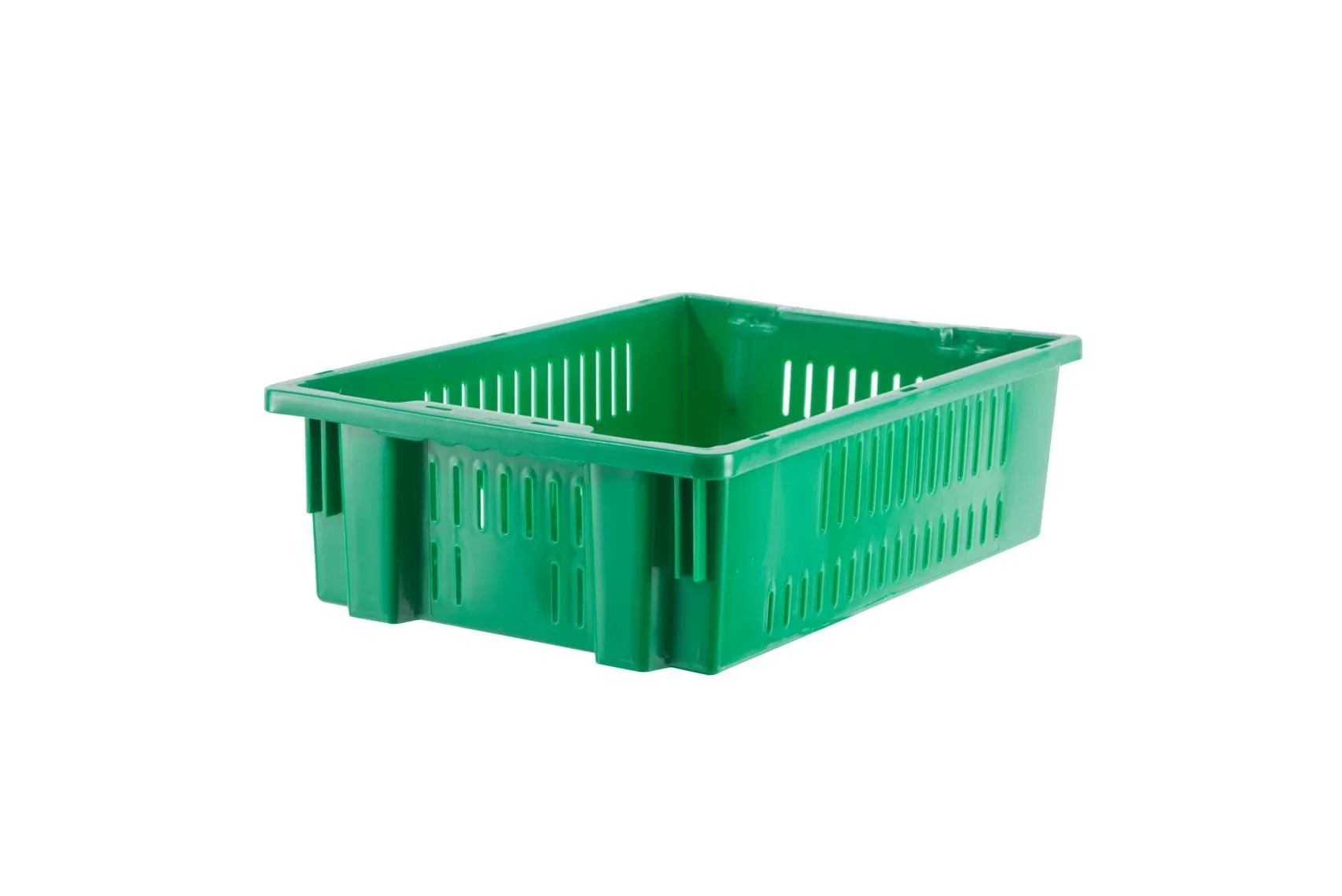 LEWISBINS AF2013-6 Green Stack and Nest Container, 500mm Length, 333mm Width, Green | CJ6UHP