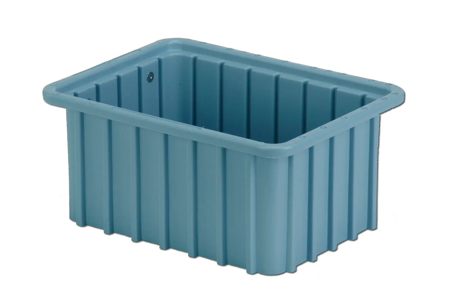 LEWISBINS DC1050 Lt Blue Divider Box Container, 0.16 cu. ft. Volume, 5 Inch Height, Light Blue | CJ6UJY