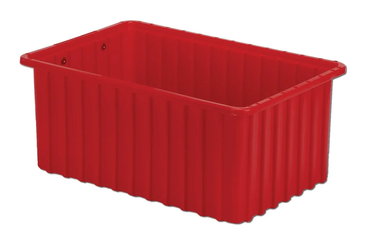LEWISBINS DC2070 Red Divider Box Container, 0.51 cu. ft. Volume, 7 Inch Height, Red | CJ6UKN