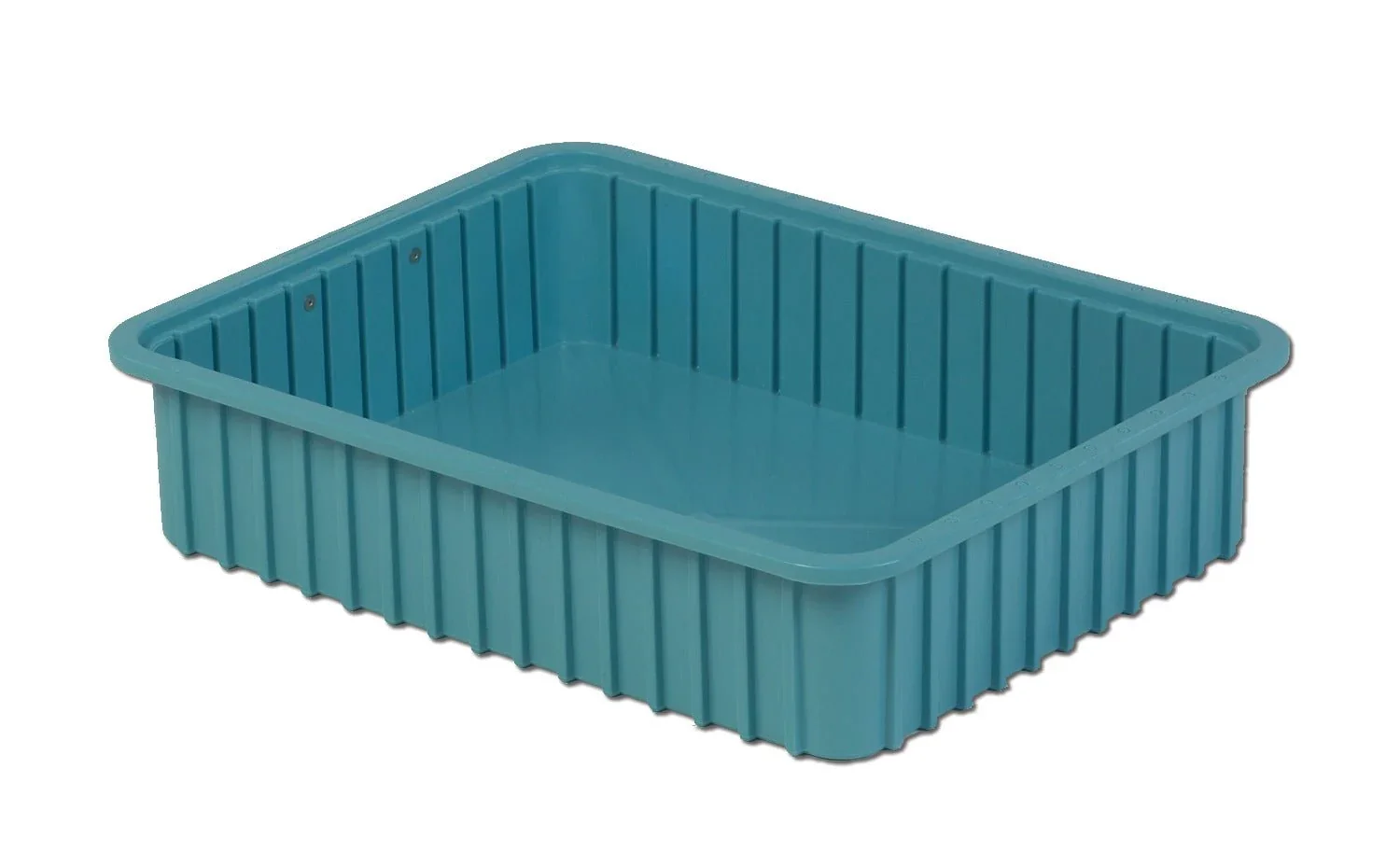 LEWISBINS DC3050 Lt Blue Divider Box Container, 0.79 cu. ft. Volume, 5 Inch Height, Light Blue | CJ6UKU