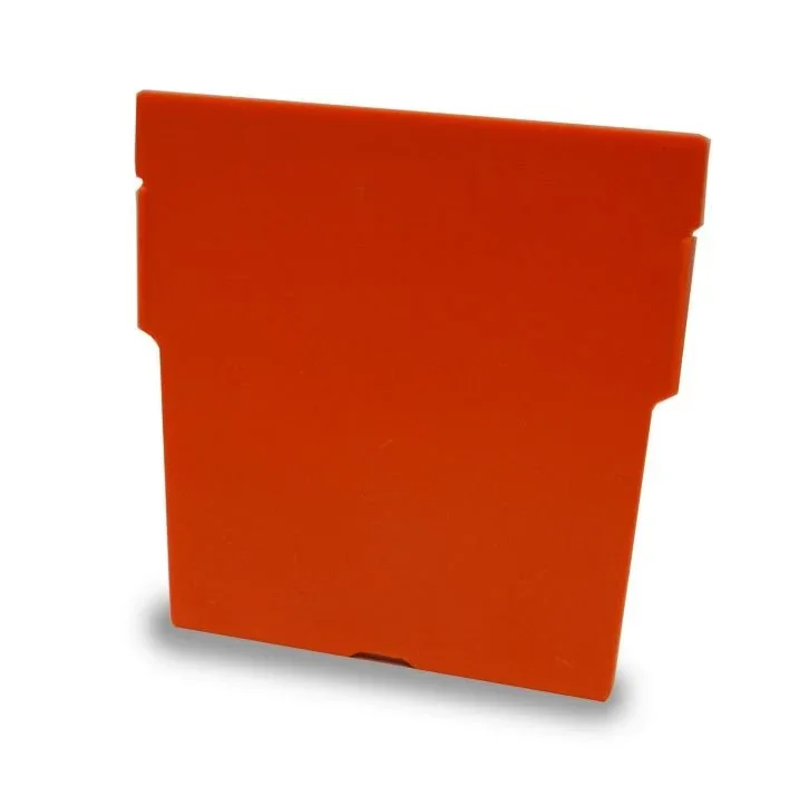 LEWISBINS DVSB4-4 Orange Width Divider for 4 Inch Shelf Bins, Orange | CJ6UPB