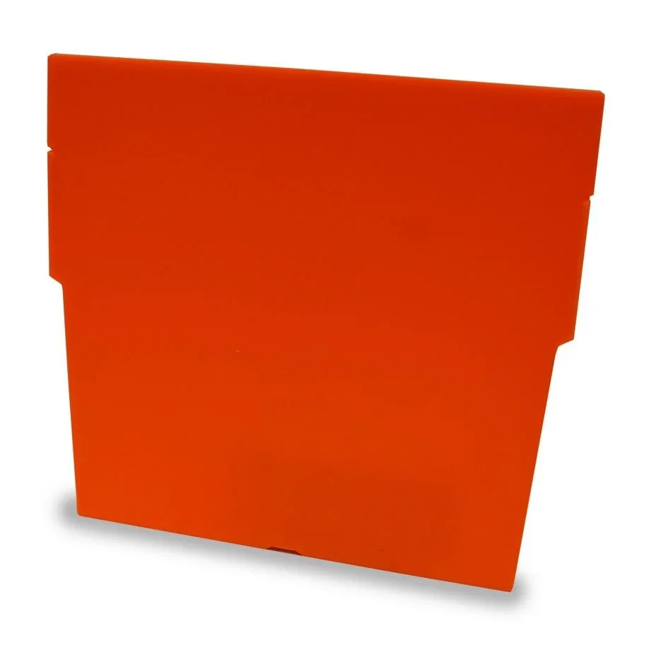 LEWISBINS DVSB6-6 Orange Width Divider for 6 Inch Shelf Bins, Orange | CJ6UPH