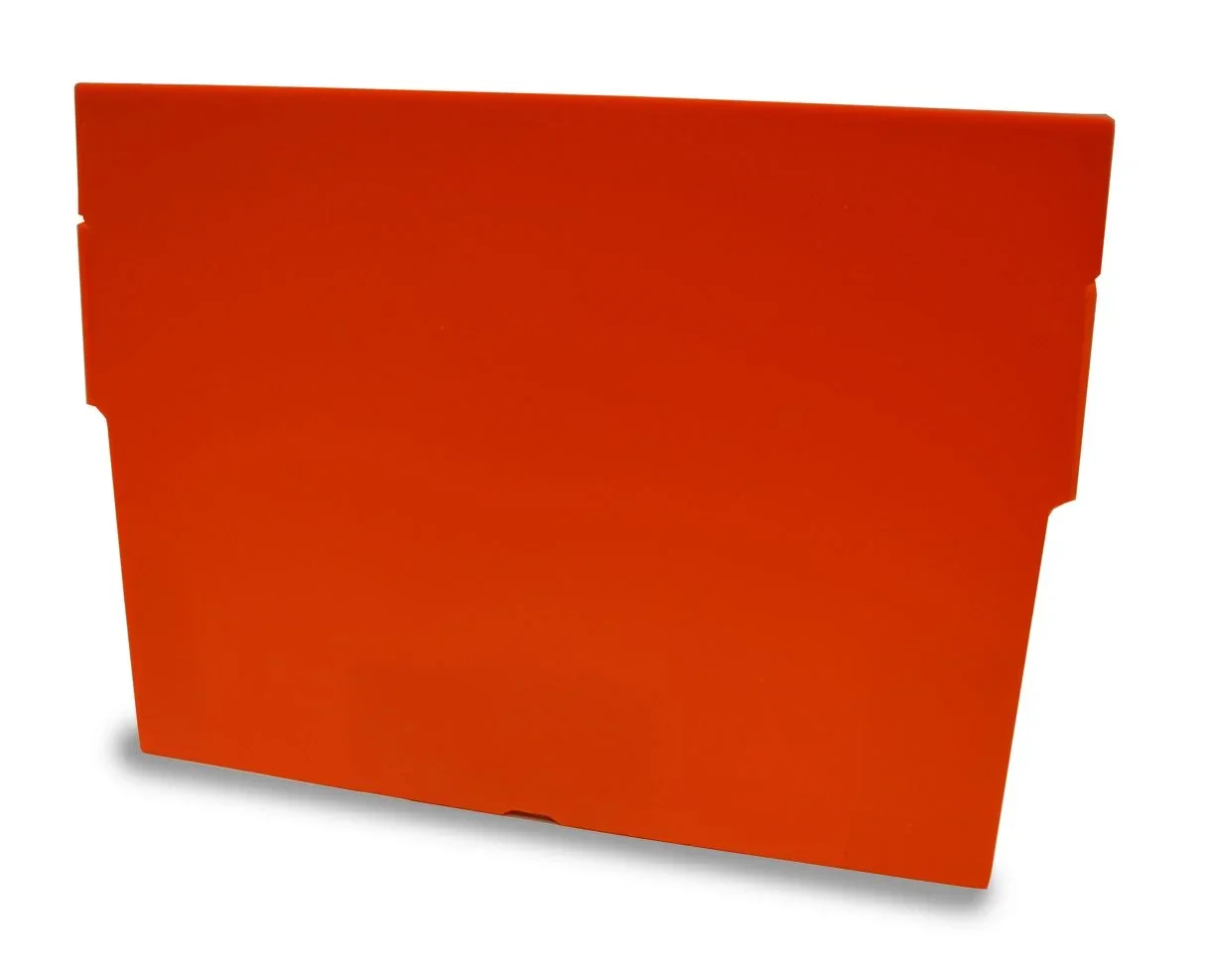 LEWISBINS DVSB8-6 Orange Width Divider for 6 Inch Shelf Bins, Orange | CJ6UPM