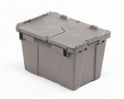 LEWISBINS FP06 Grey Distribution Container, 0.6 cu. ft. Volume, 9.7 Inch Height, Grey | CJ6UPR