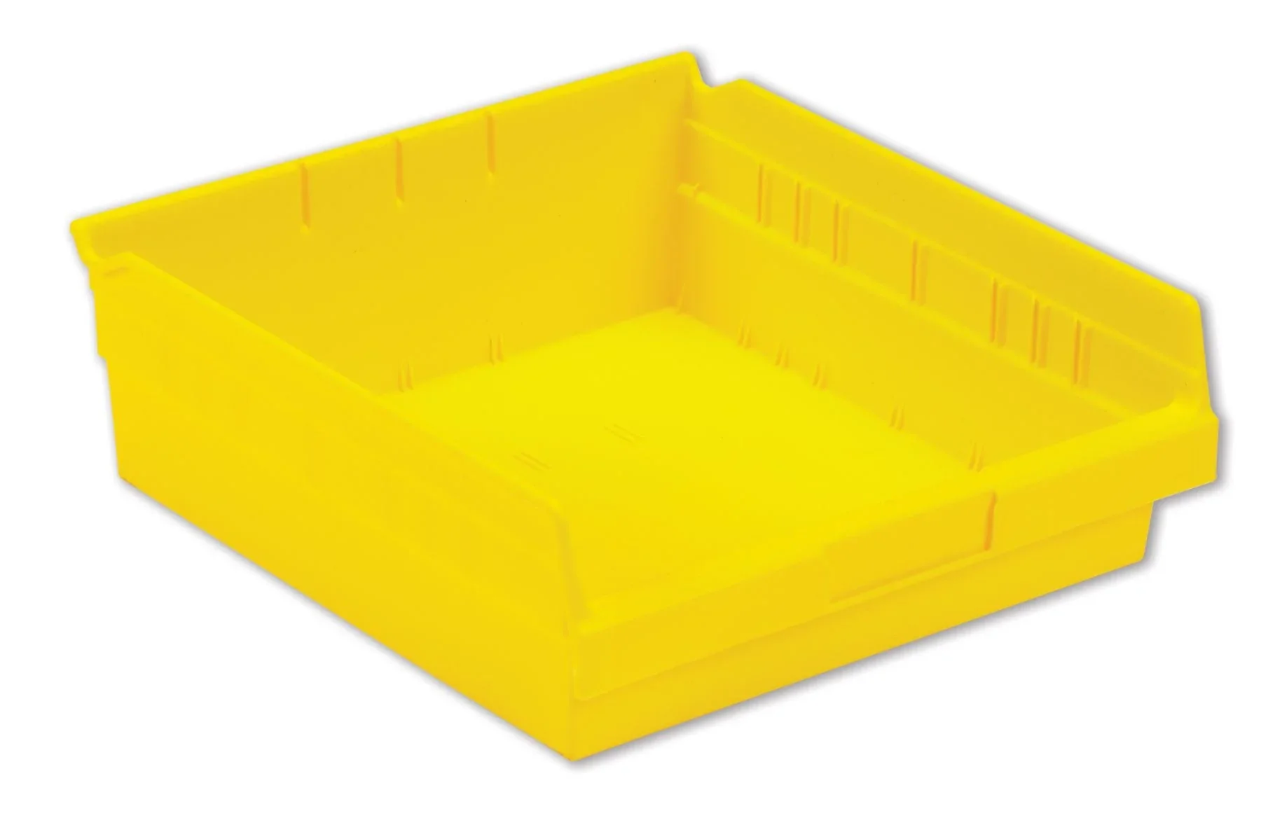 LEWISBINS SB1211-4 Yellow Shelf Bin, 4 Inch Height, Yellow, Carton of 12 | CJ6UUK