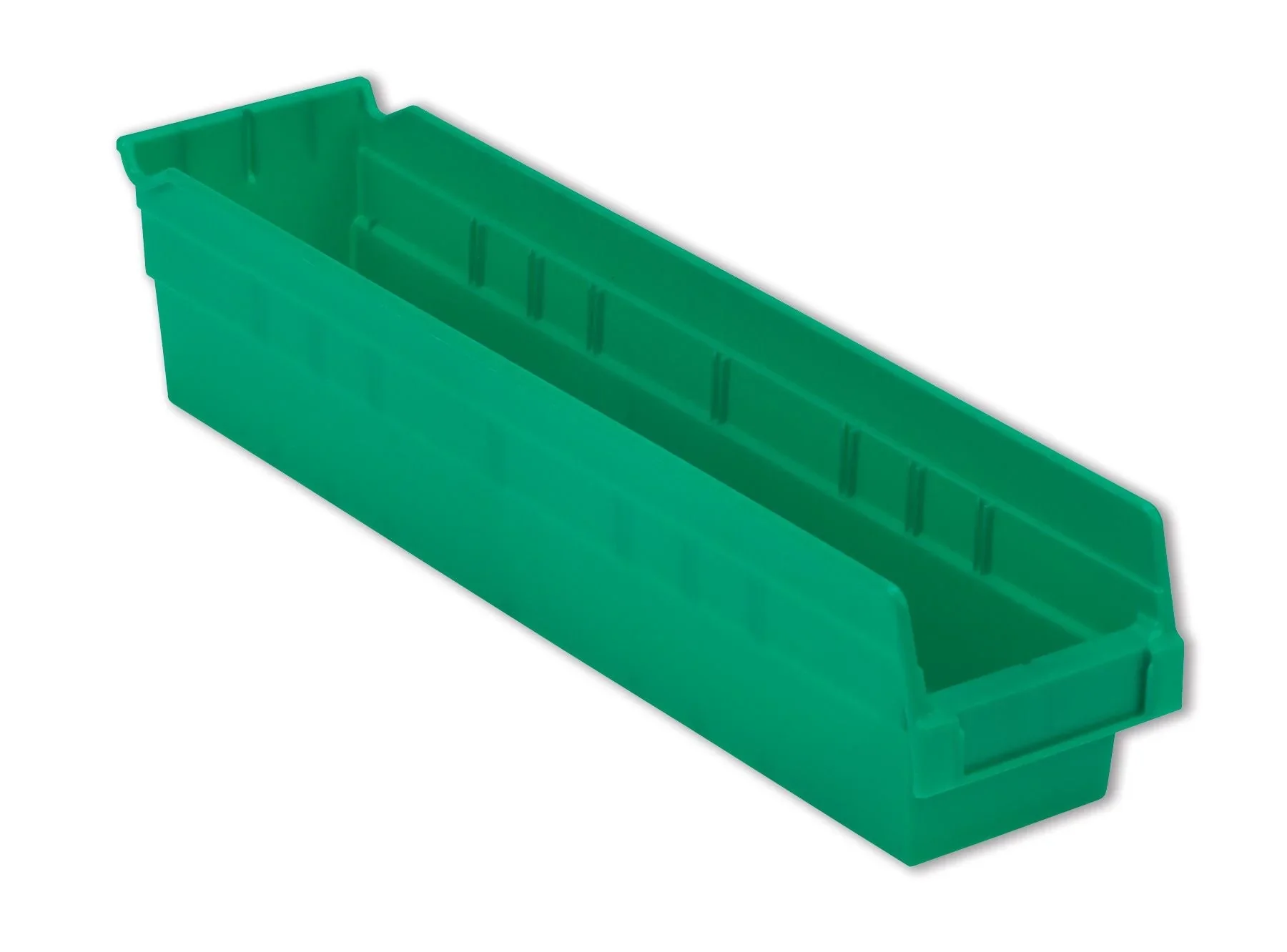 LEWISBINS SB184-4 Green Shelf Bin, 4 Inch Height, Green, Carton of 24 | CJ6UWH