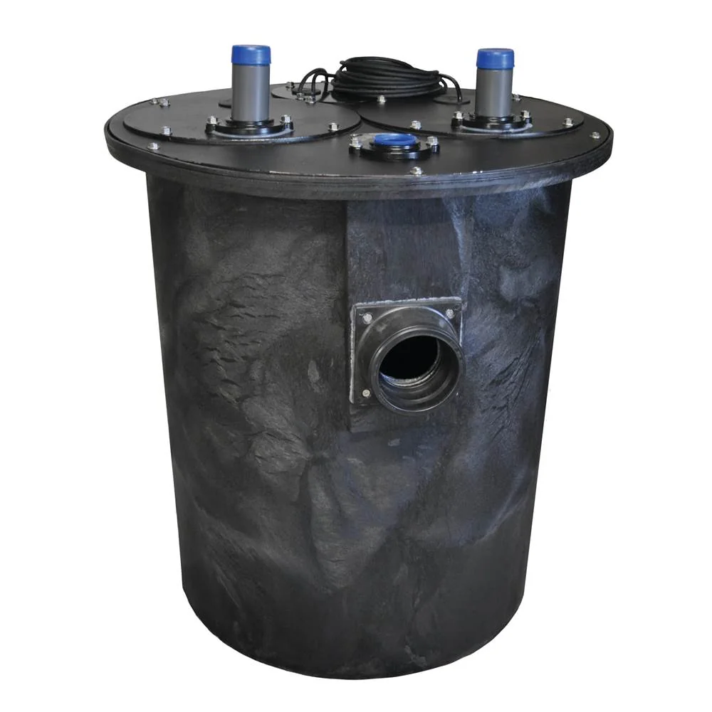 Duplex Sewage System, 2 HP, 208/230 V, 2 Inch Discharge