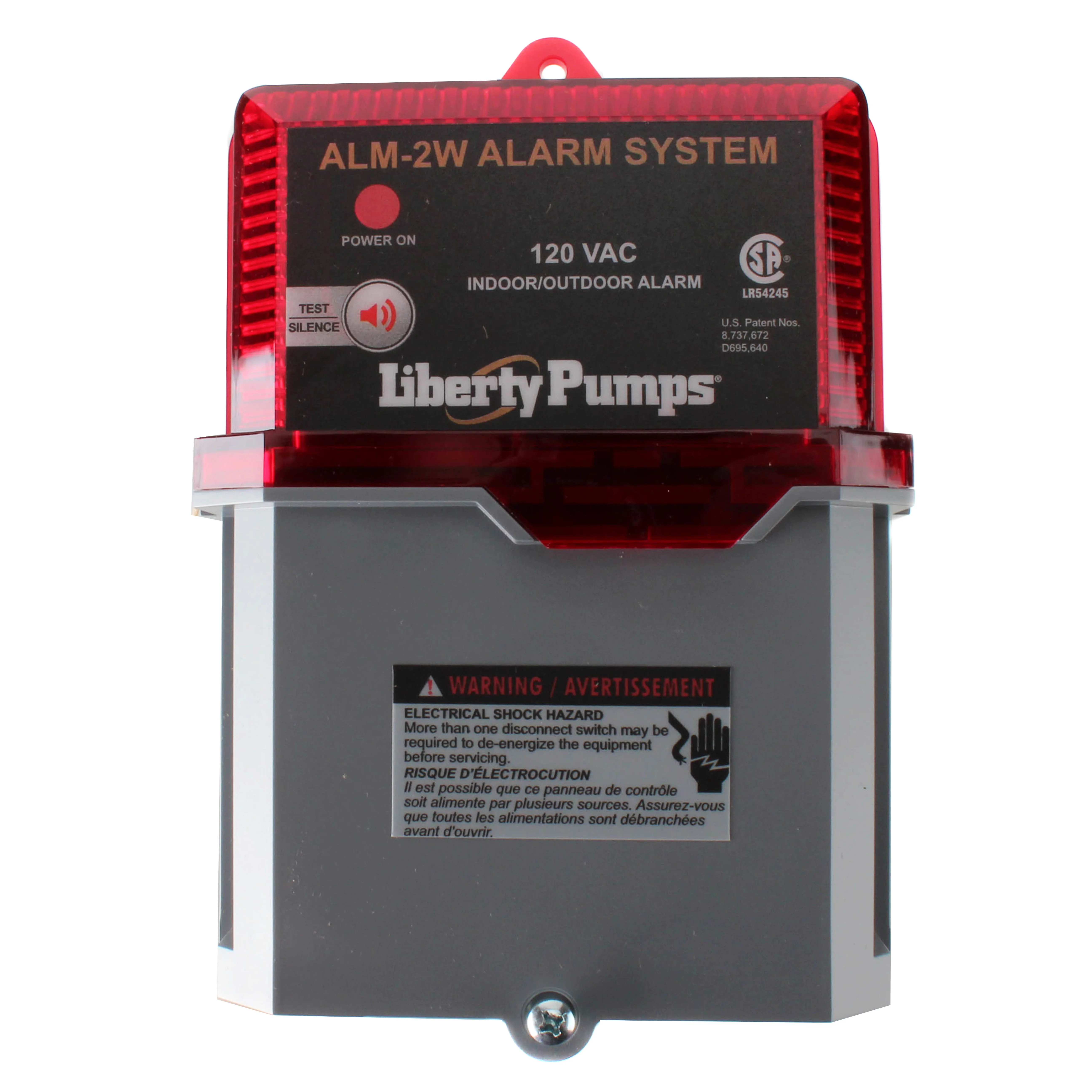 Indoor/Outdoor High Liquid Level Alarm, 115 V, NEMA 3R