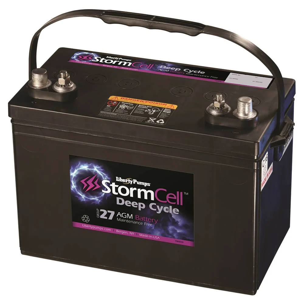 Deep Cycle Stormcell Battery, 98 AH, 170 RC Mins, 750 CA Rating, 12 V