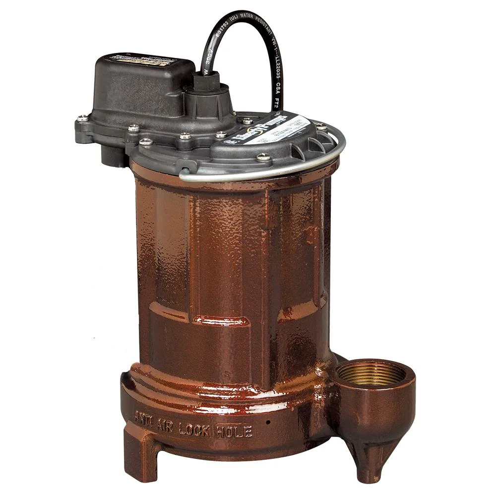 Elevator Sump Pump, 0.33 HP, 115 V, 25 Ft. Cord