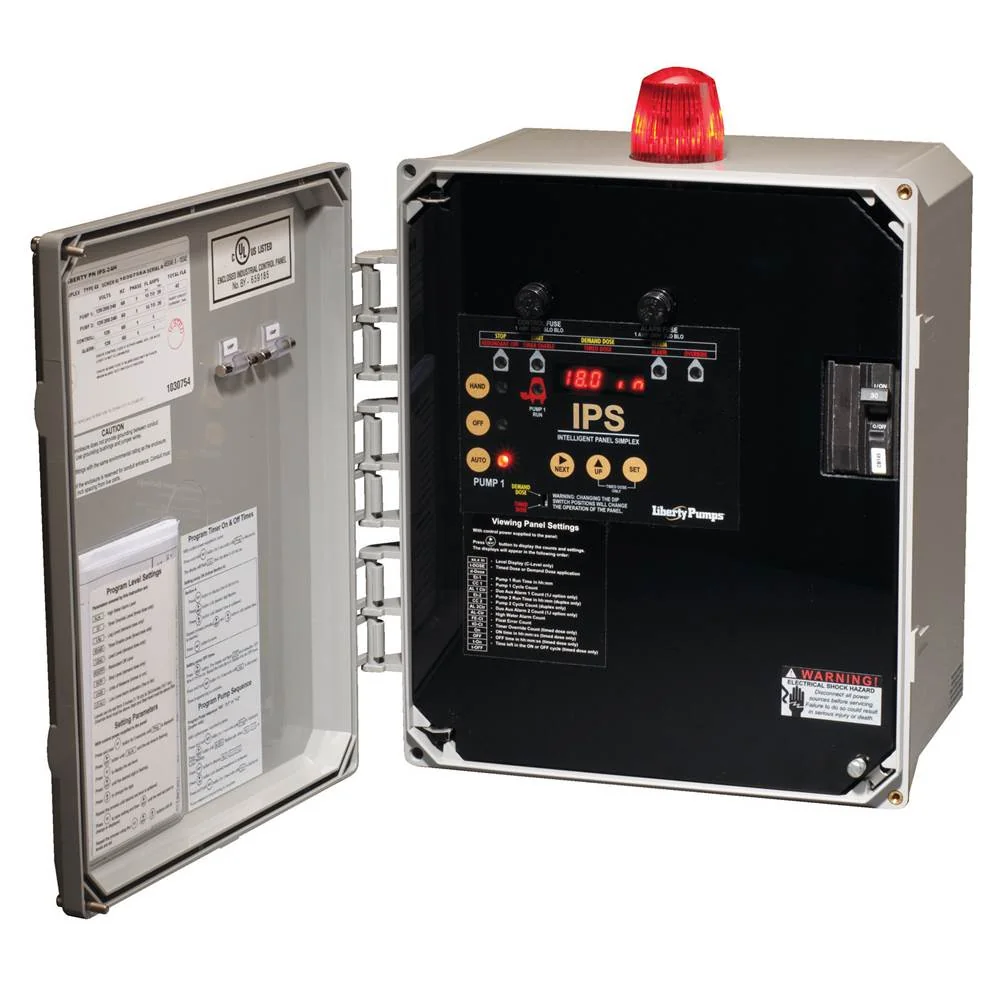 Simplex Control Panel, 120/208/240 V, NEMA 4X, 3 PH, 2.5 - 4 Amp