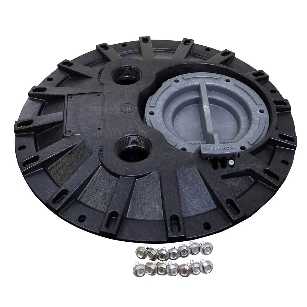 Cover, Polypropylene, 2 Inch Discharge and Vent