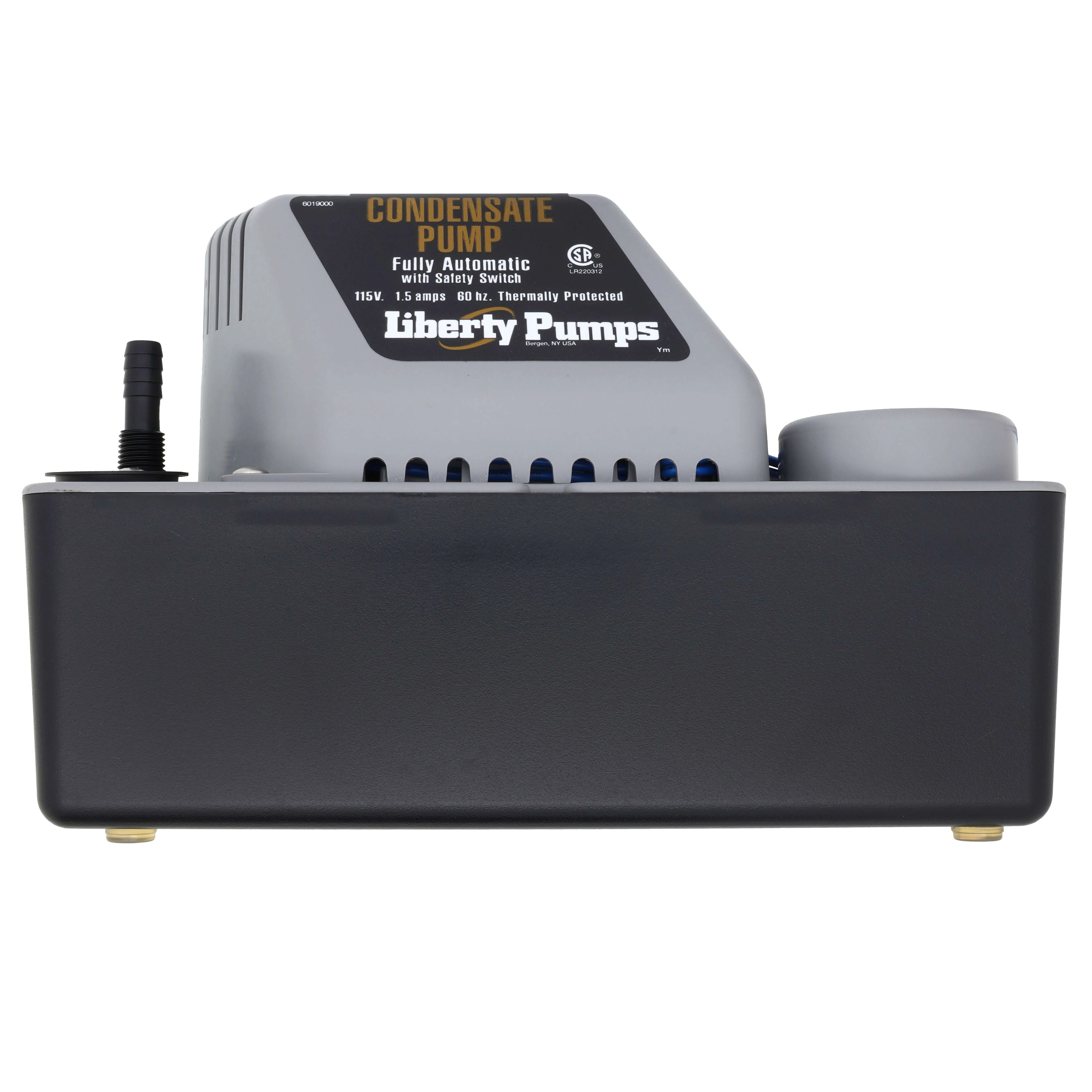 Condensate Removal Pump With Safety Switch and Tubing, Auto, 0.03 HP, 6 Ft. Cord, 115 V