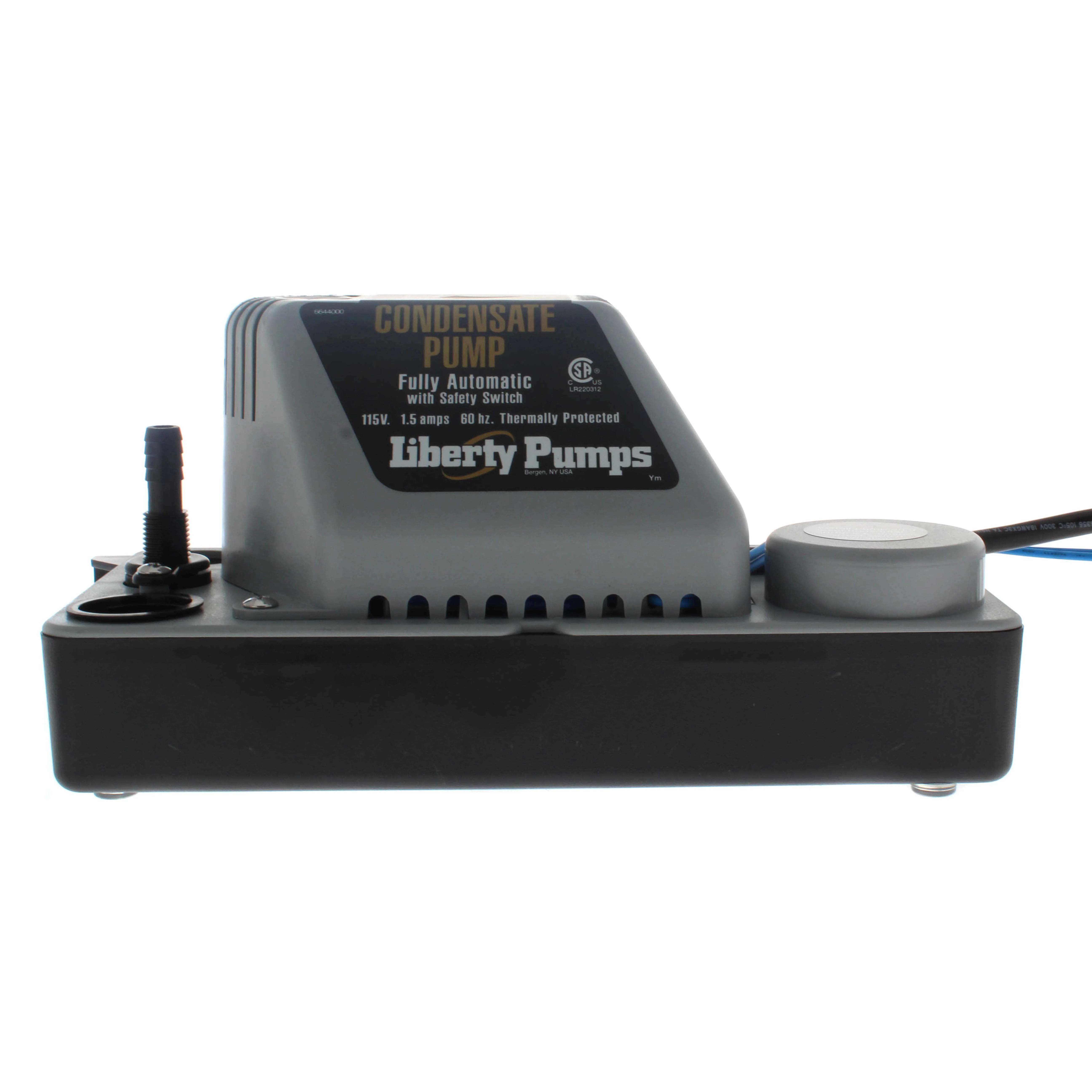 Shallow Pan Condensate Removal Pump With Safety Switch, Auto, 0.03 HP, 6 Ft. Cord, 115 V
