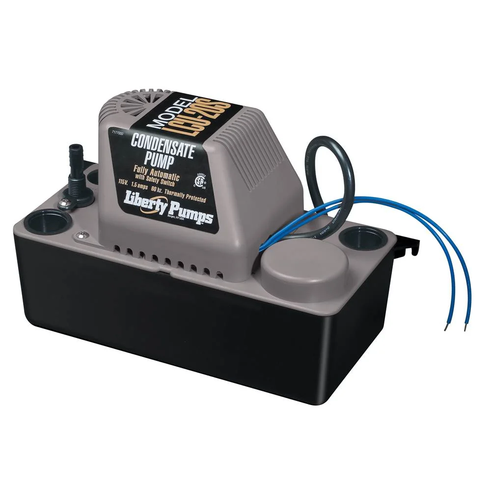 Condensate Removal Pump With Safety Switch, Auto, 0.11 HP, 6 Ft. Cord, 115 V