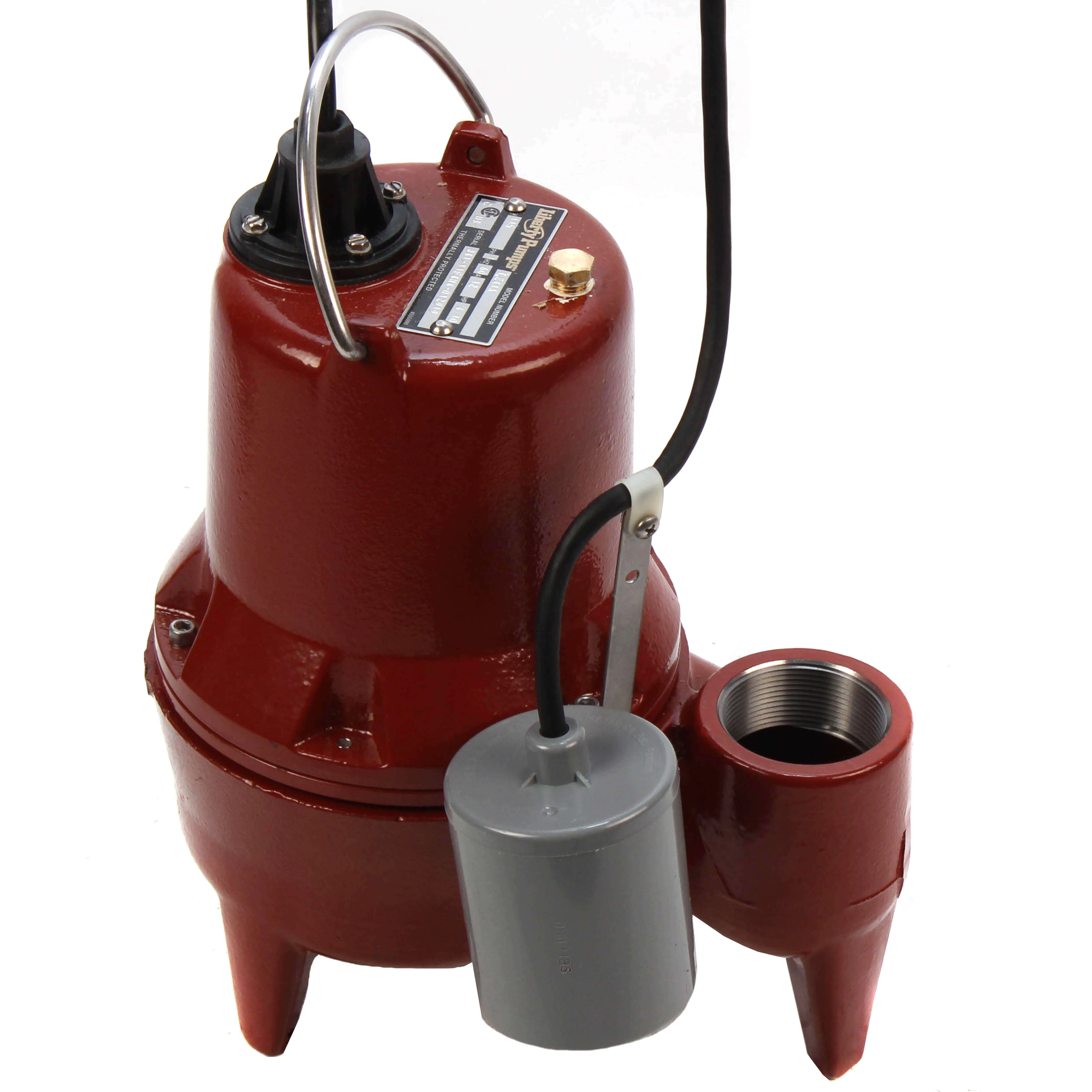 Sewage Pump System, 1 HP, 208/230 V, 3 Inch Discharge, 21 x 30 Inch Basin With ALM-2
