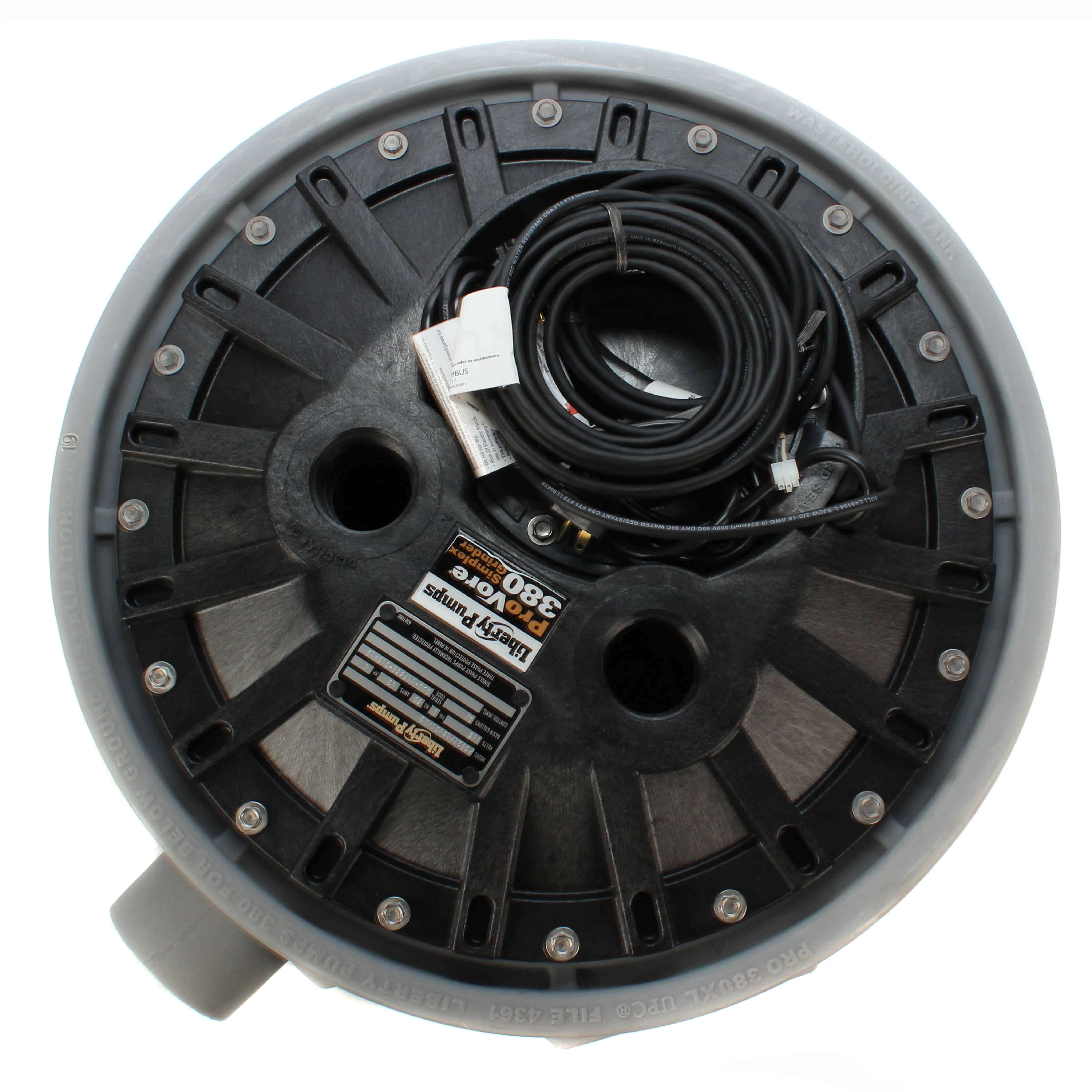 Residential Duplex Grinder Package, 1 HP, 230 V, 25 Ft. Cord