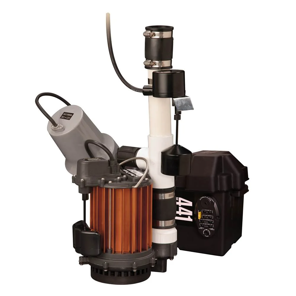 Stormcell Sump Pump, 0.33 HP, 115 V, 5.2 Amp