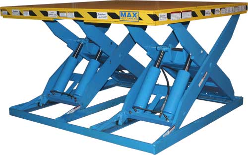 LIFT PRODUCTS LPT-040-48-XXW Scissor Lift Table, Double Wide, 4000 Lbs Capacity, 55 Inch Maximum Height | CE8ZCE