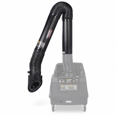 Extraction Arm Length, 8 Inch Dia, 10 ft