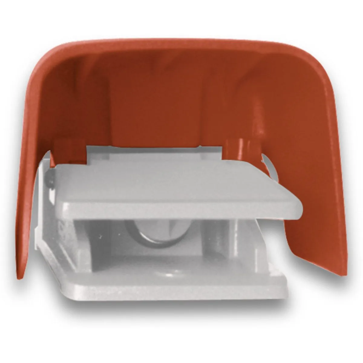 Replacement Shield, Full, Cast Aluminum Alloy, Orange