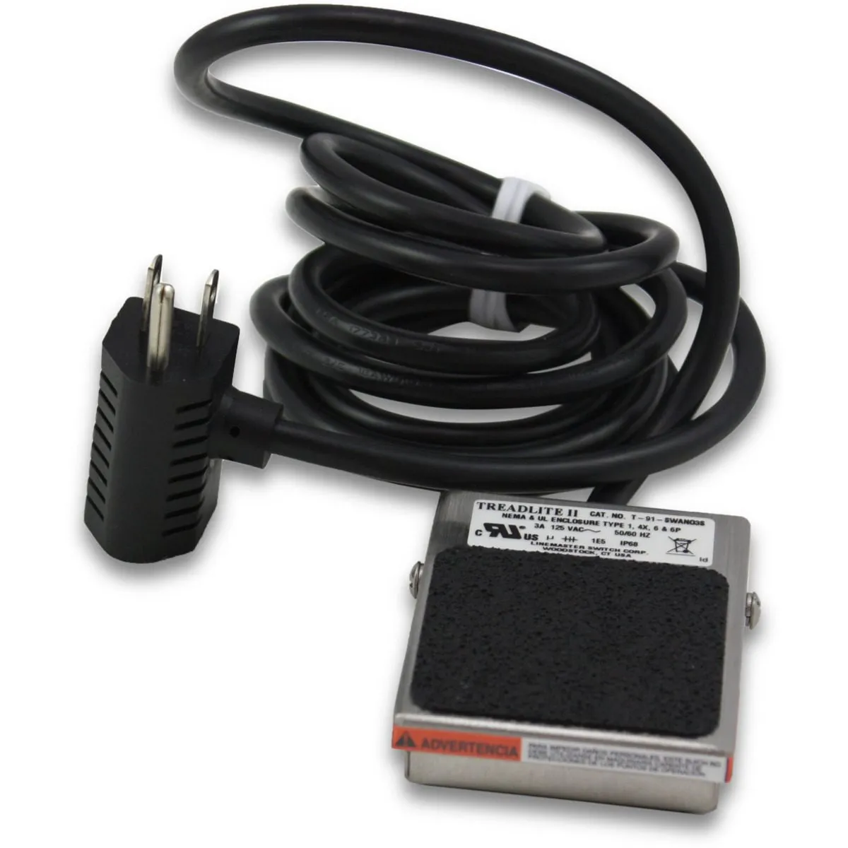 LINEMASTER T-91-SWANO3S Light Duty Foot Switch Momentary Action | AA8VDV 1AGP6