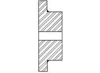 LINN GEAR pa6b Pipe Adapter, 1 Inch Nominal Stock Bore, 3.50 Inch Hub Diameter | CL4JDA