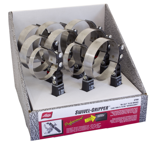 Swivel Gripper Filter Wrench, 9 Pieces