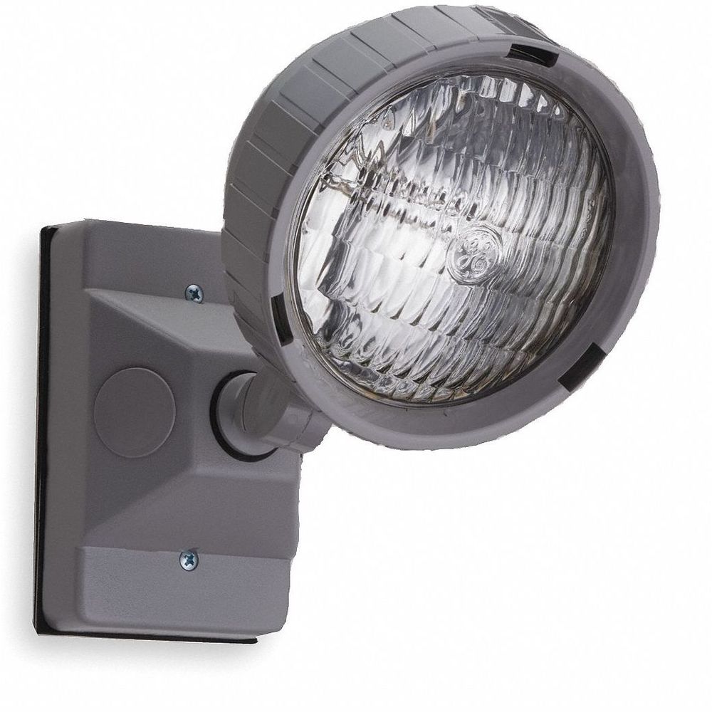 Wet Location Remote Head, 1-Lamp Halogen, 6V, 6 Watt, Gray Plastic