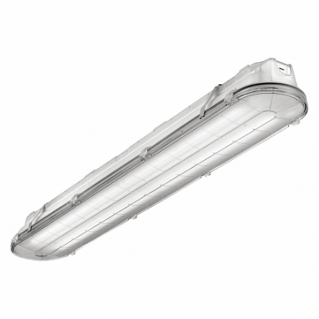 Linear Parking Garage Light, 5000 K Color Temp, 6000 lm, 49 W Fixture Watt, 120-277V AC