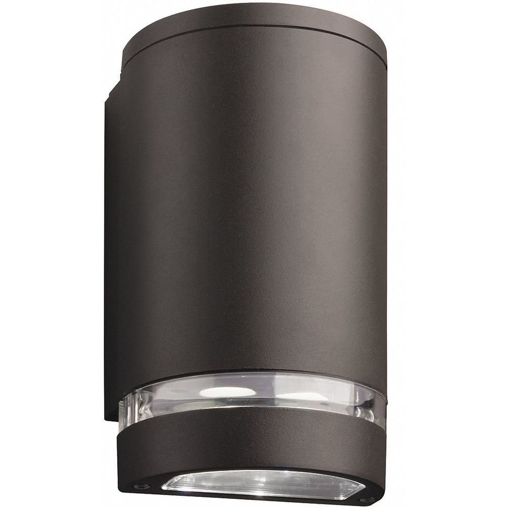 LED Wall Light, 3-5/8 x 4-1/4 x 8 Inch, 9.1 Watt, Black